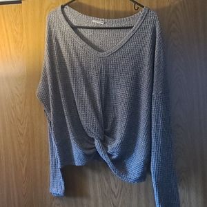 Gray women's sweater